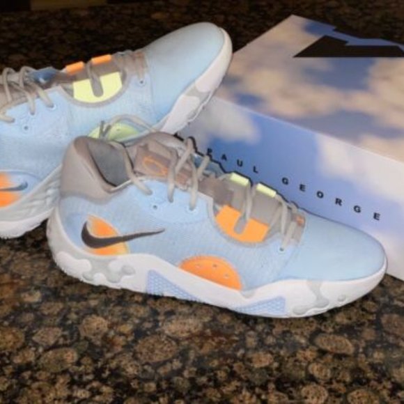 Nike PG 6 Celestine Blue/ Wolf Grey Size 14 - Picture 1 of 9